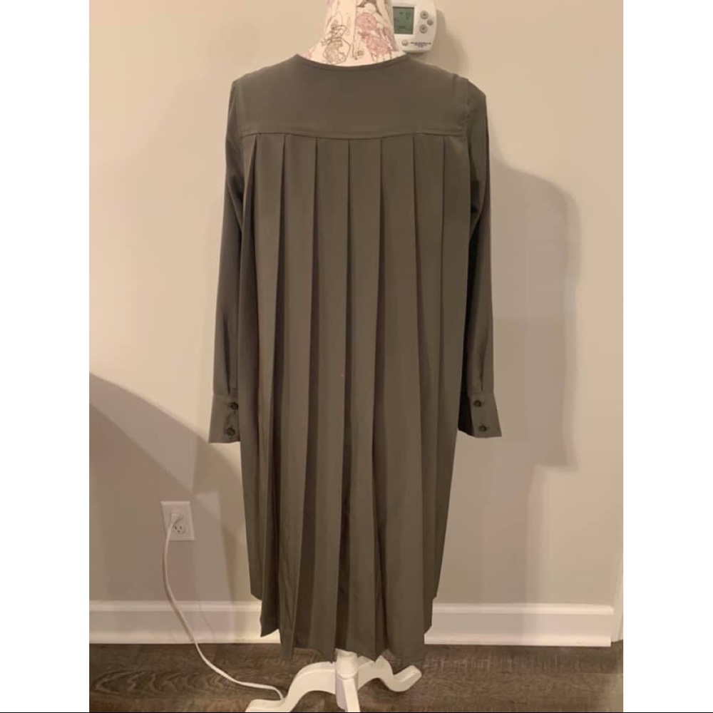 Olive Green Blouse Tunic/Dress